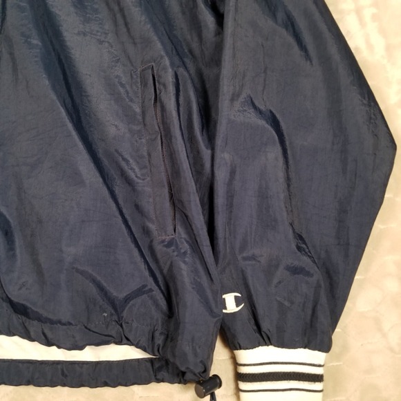 Champion Men's Windbreaker Size Lg 1/4 Zip Pullover Athletic Jacket - Picture 3 of 10